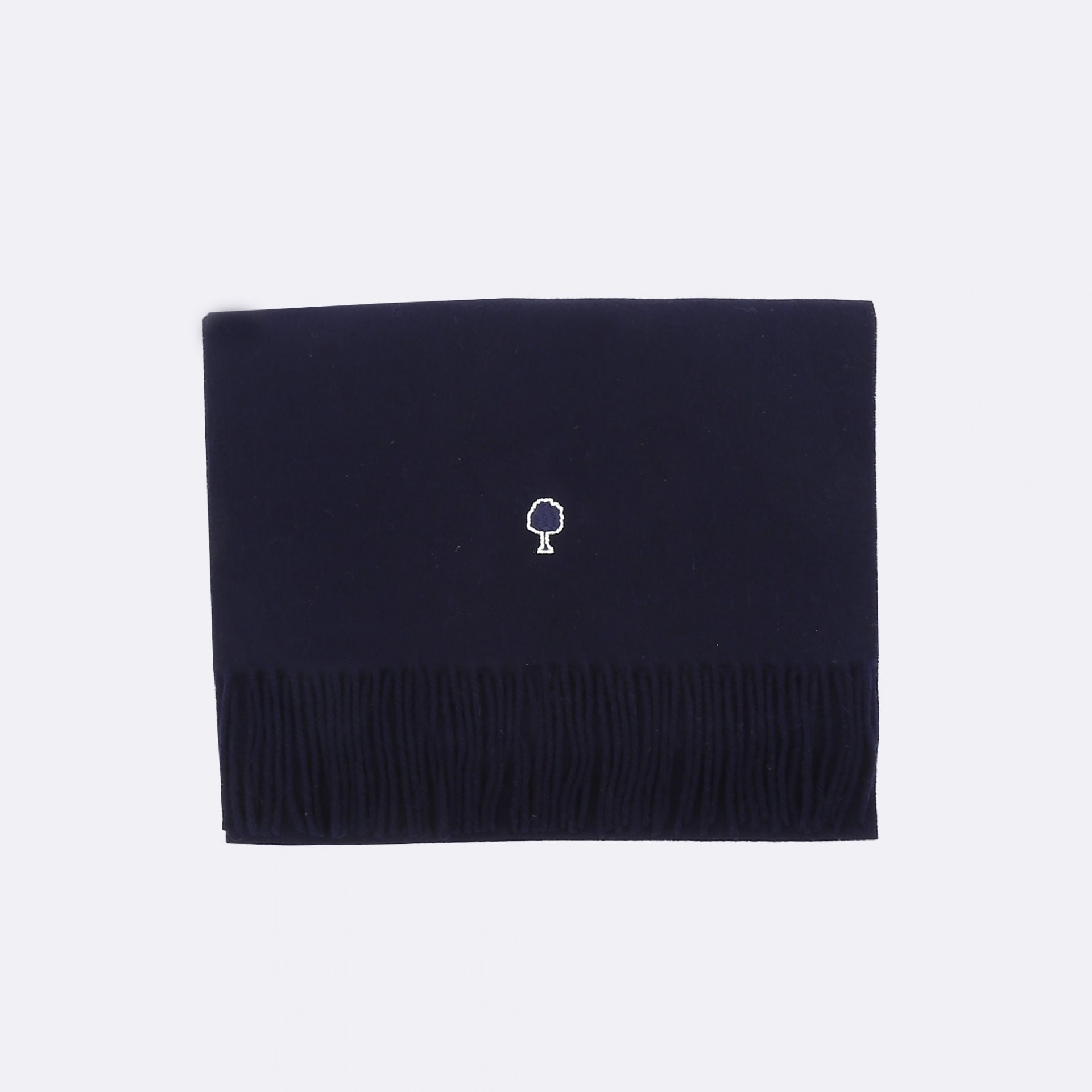 Echarpe bleu marine laine et cachemire - modèle Scarf