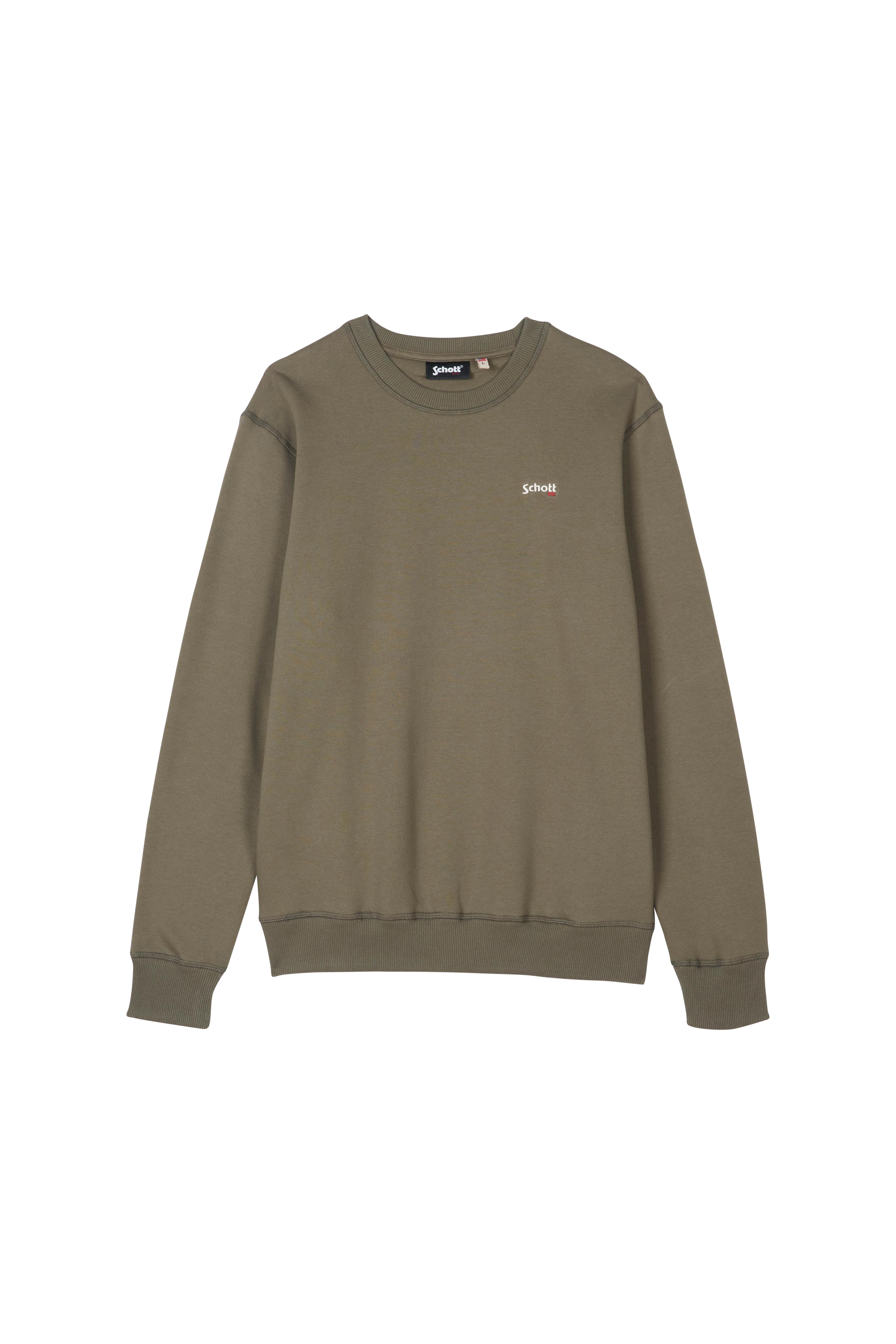 SCHOTT Sweatshirt SWCASUAL1 Vert