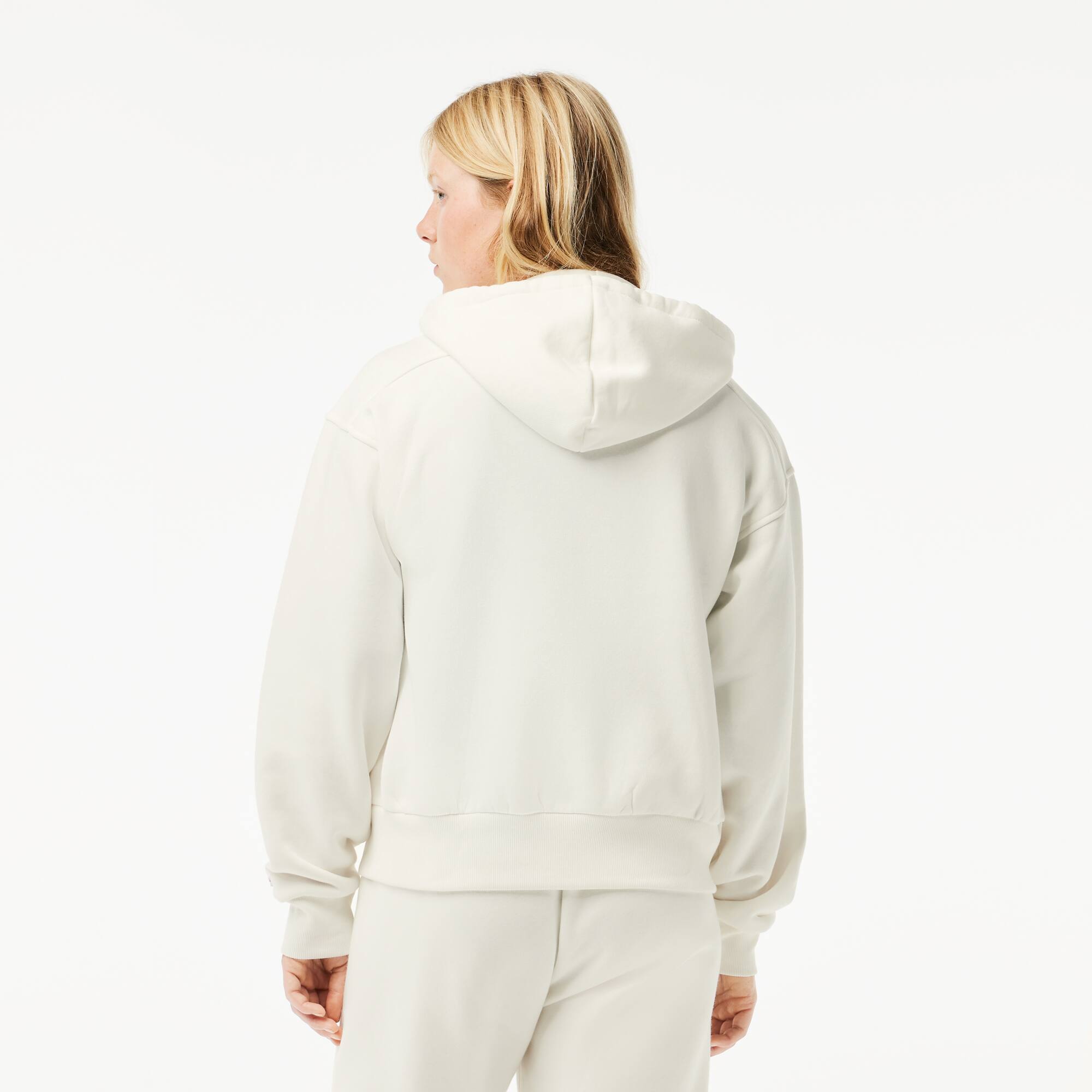 Jogger-Sweatshirt aus Baumwolle Sweatshirts - Weiss - Lacoste - Damen