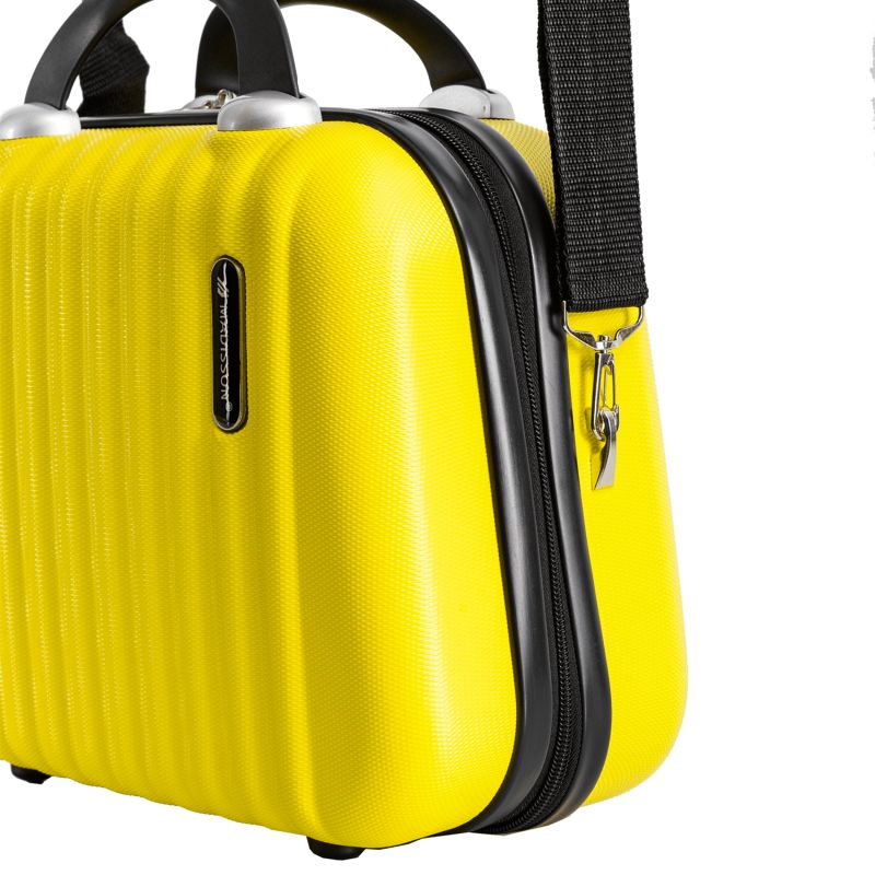 Lot valise cabine + vanity rigides 32402 Noir