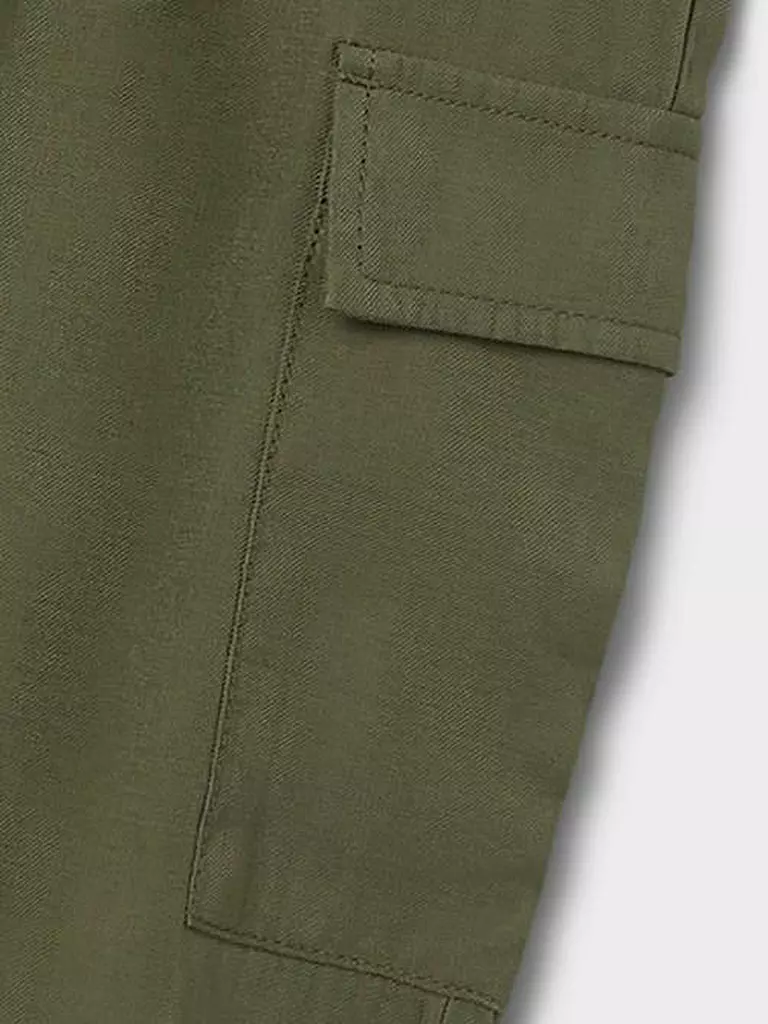 NAME IT Mädchen Cargohose Straight Fit NKFBELLA olive