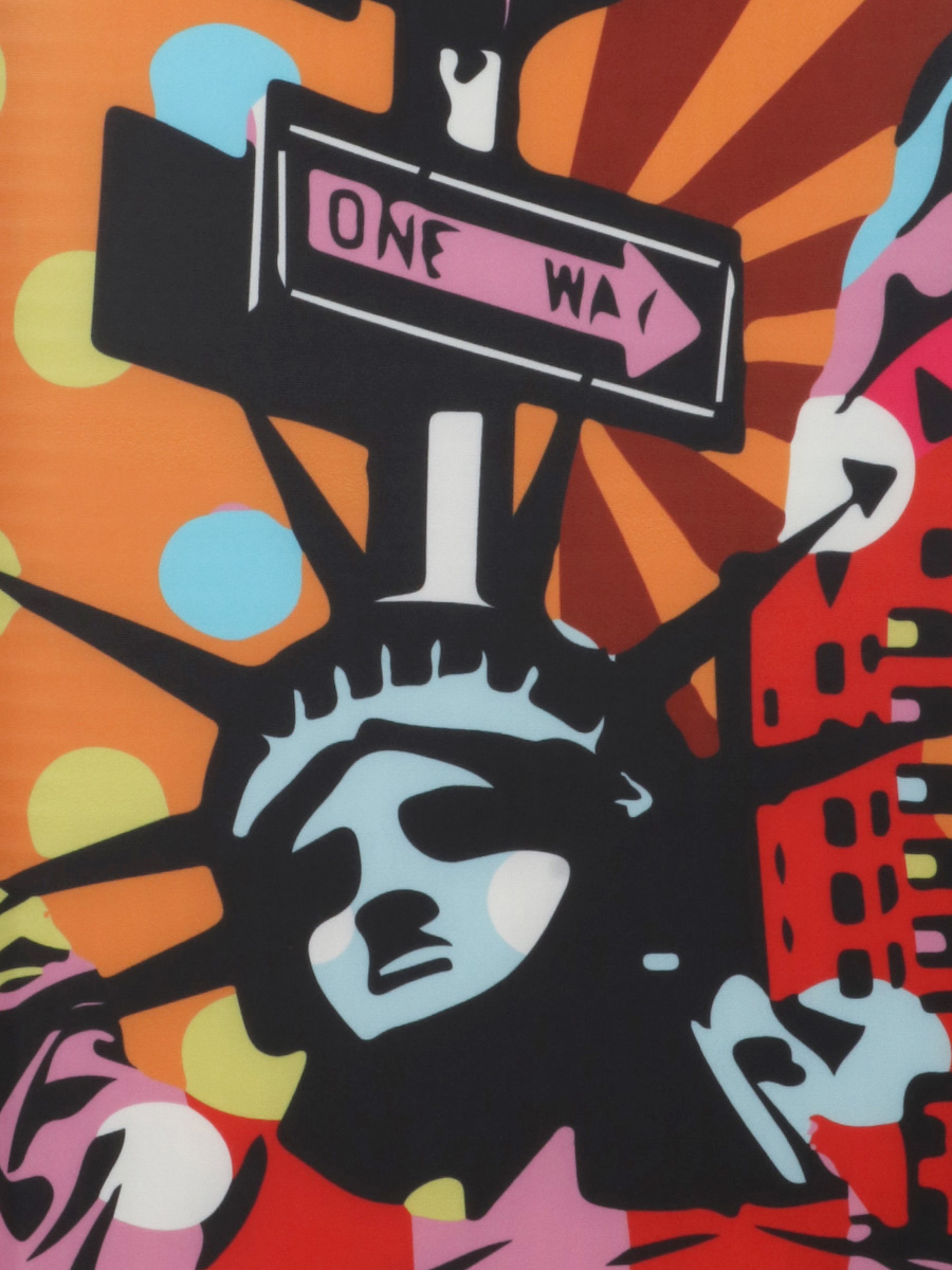 Housse de valise Periea Pop Art Statue of Liberty S