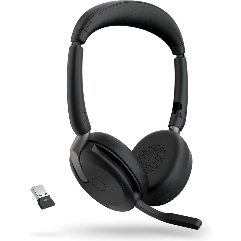 Jabra Evolve2 65 Flex Casque Sans fil Arceau Bureau/Centre d'appels USB Type-A Bluetooth