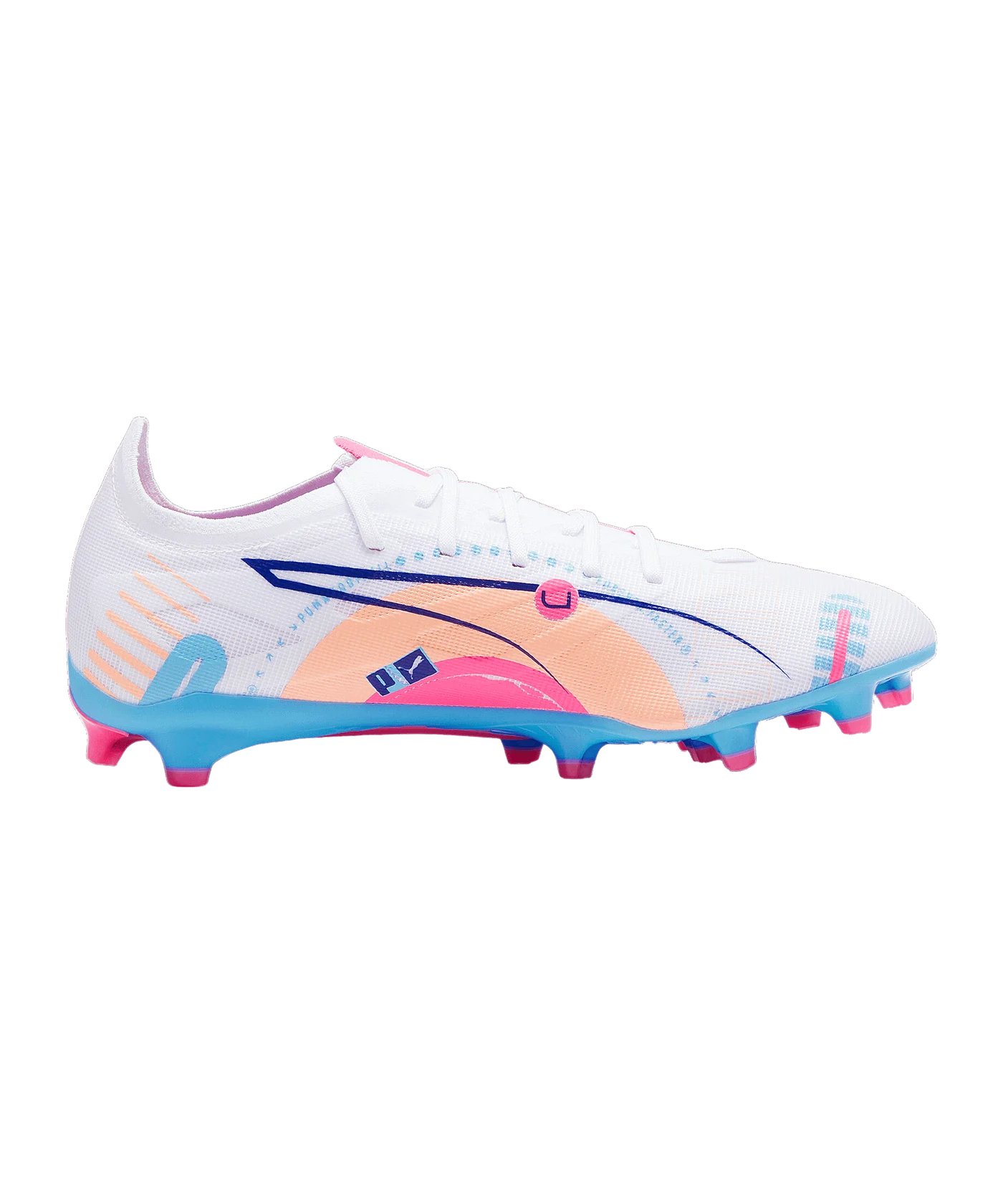 PUMA ULTRA 5 Match FG/AG Volume Up Weiss Blau F01