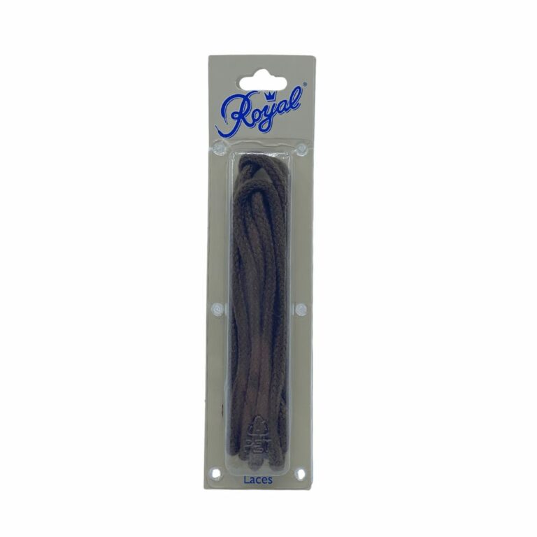 Royal Rund Snørebånd Brun 65 cm