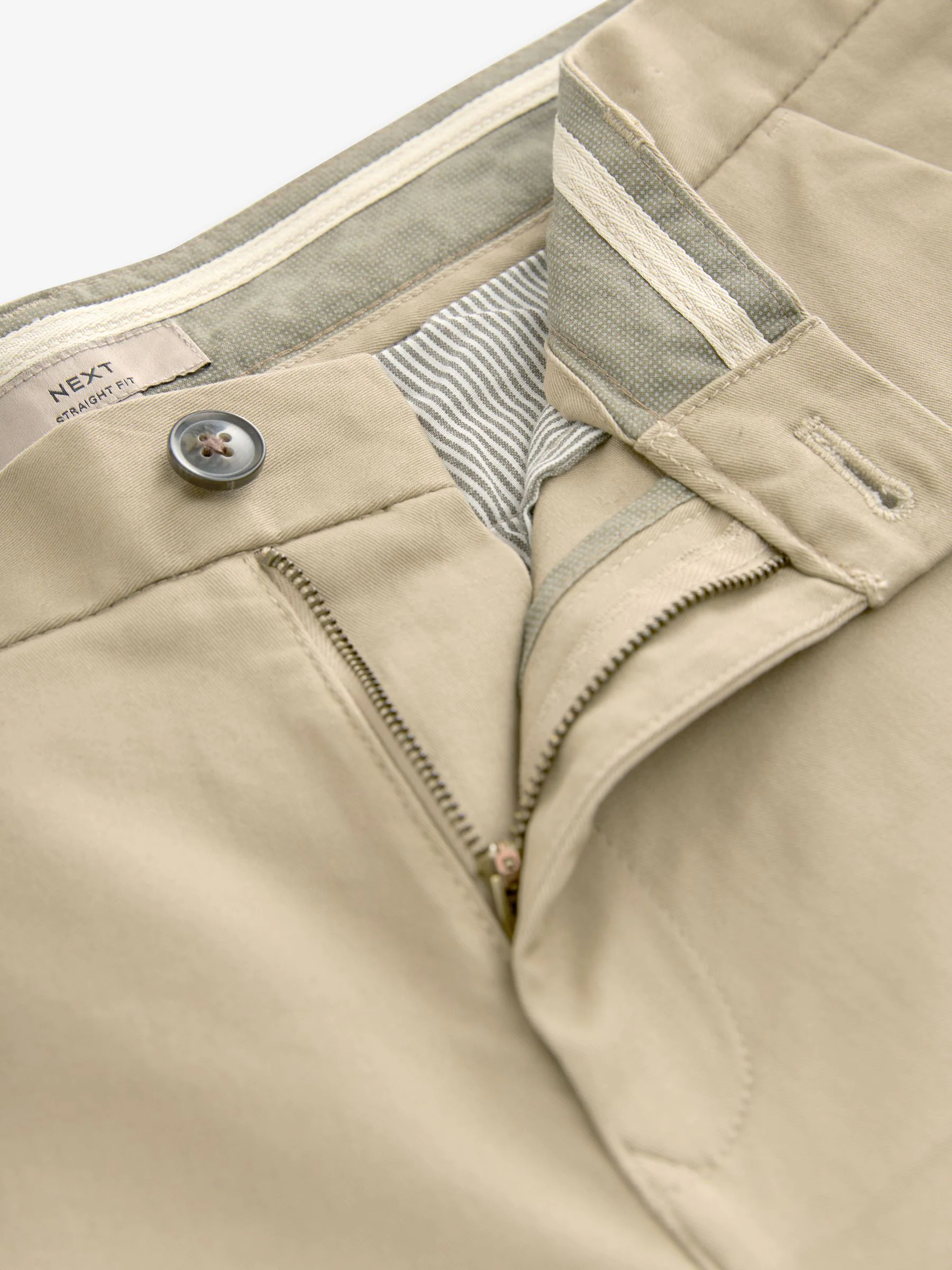 Pastelgeel - Straight fit - Stretchy chino
