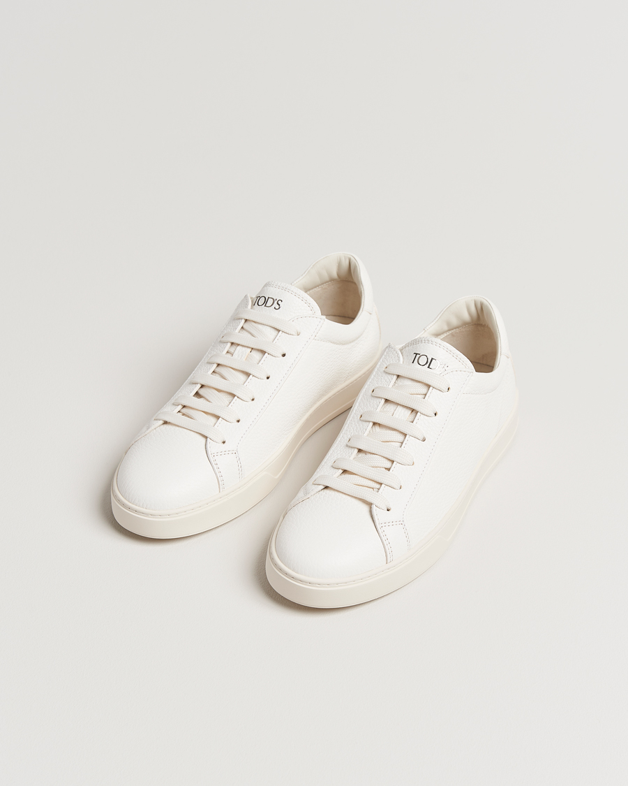 Tod's Cassetta Sneakers White Grain