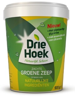 Driehoek Zachte Groene Zeep 900GR