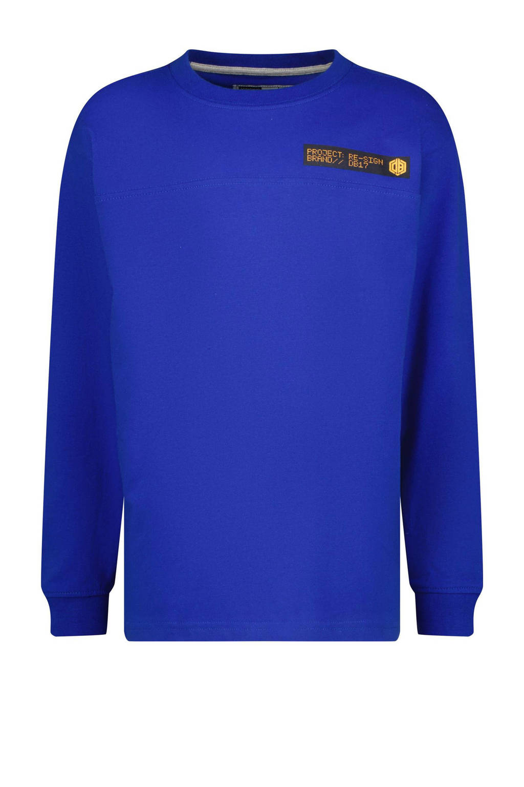 Vingino longsleeve Jetrod met backprint hardblauw