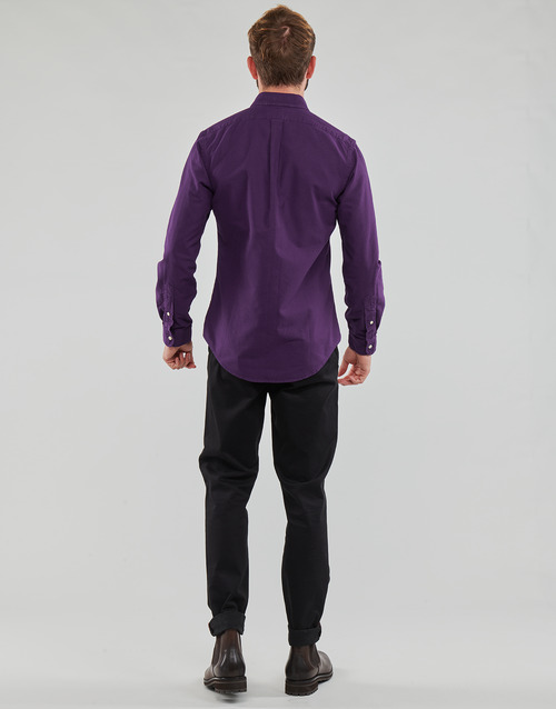 Polo Ralph Lauren - CHEMISE AJUSTEE SLIM FIT EN OXFORD LEGER Violeta