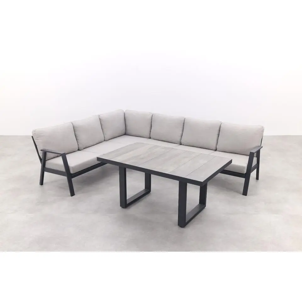 VDG Viento/Darwin lounge-/diningset (4-delig) - Royal Grey/Antraciet