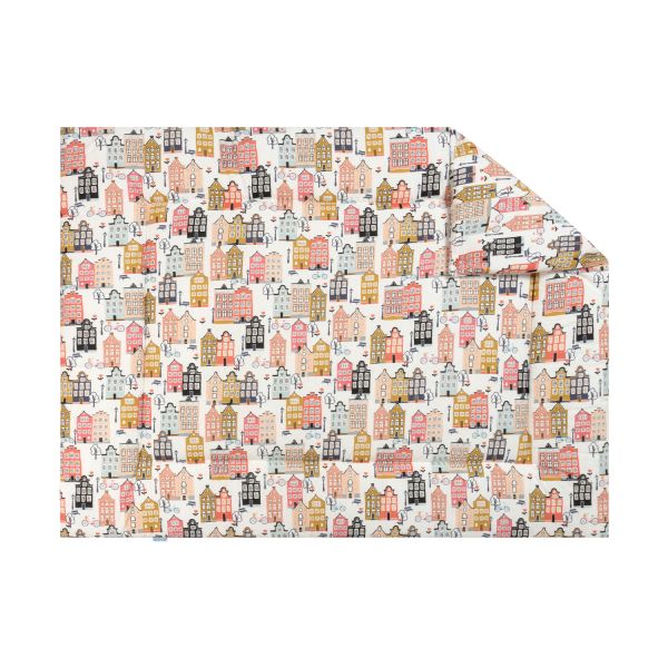 Bink Bedding Adam Boxkleed - 80 x 100 cm - Grachtenhuisjesprint