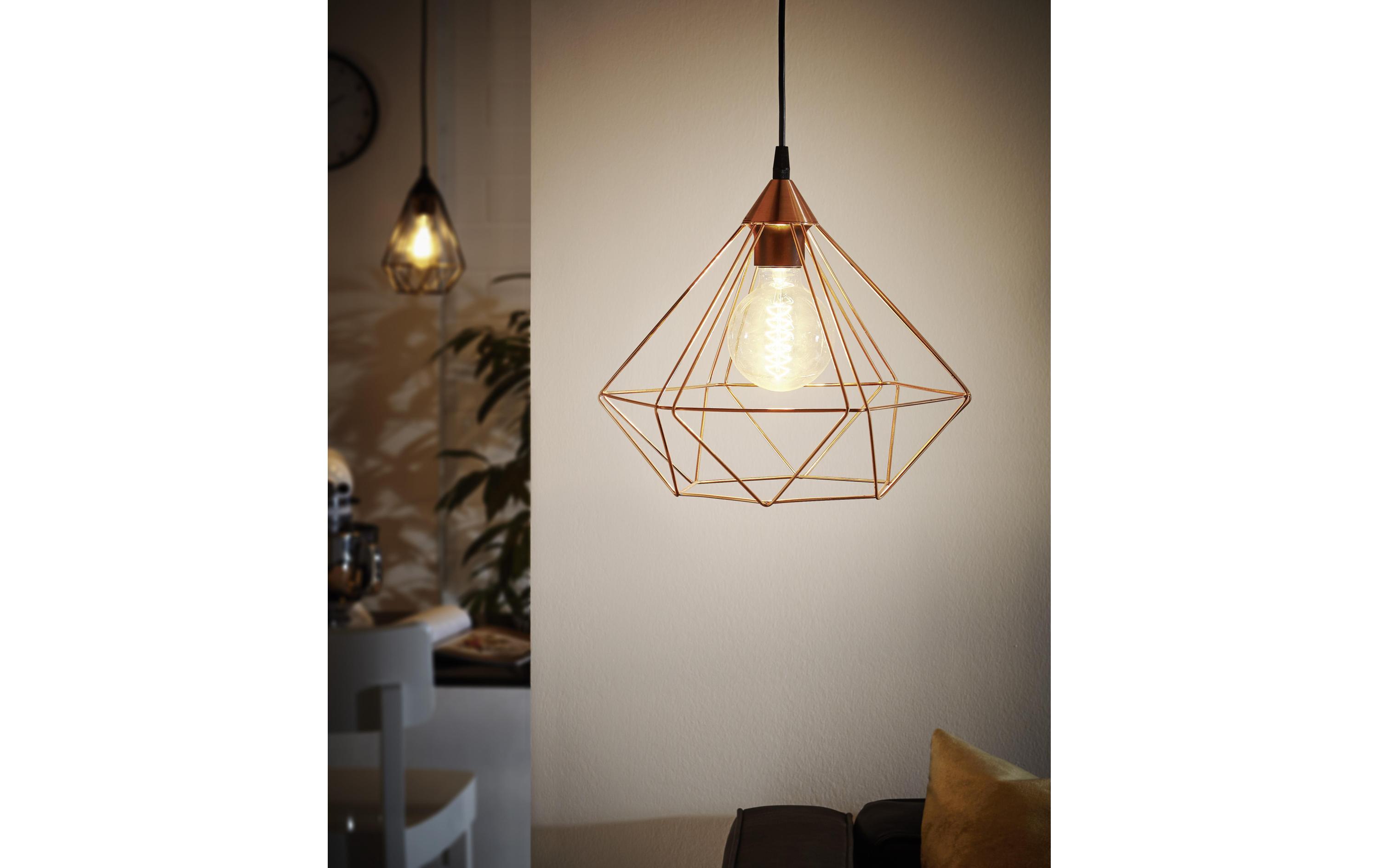 Pendelleuchte TARBES 1x E27, 32.5 cm KupferPendelleuchte, Kupfer