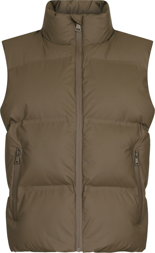 Neo Noir Annike C Water Repellent Puffer Waistcoat Dark taupe