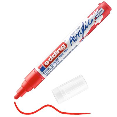 Edding 5100 - Marqueur acrylique - rouge