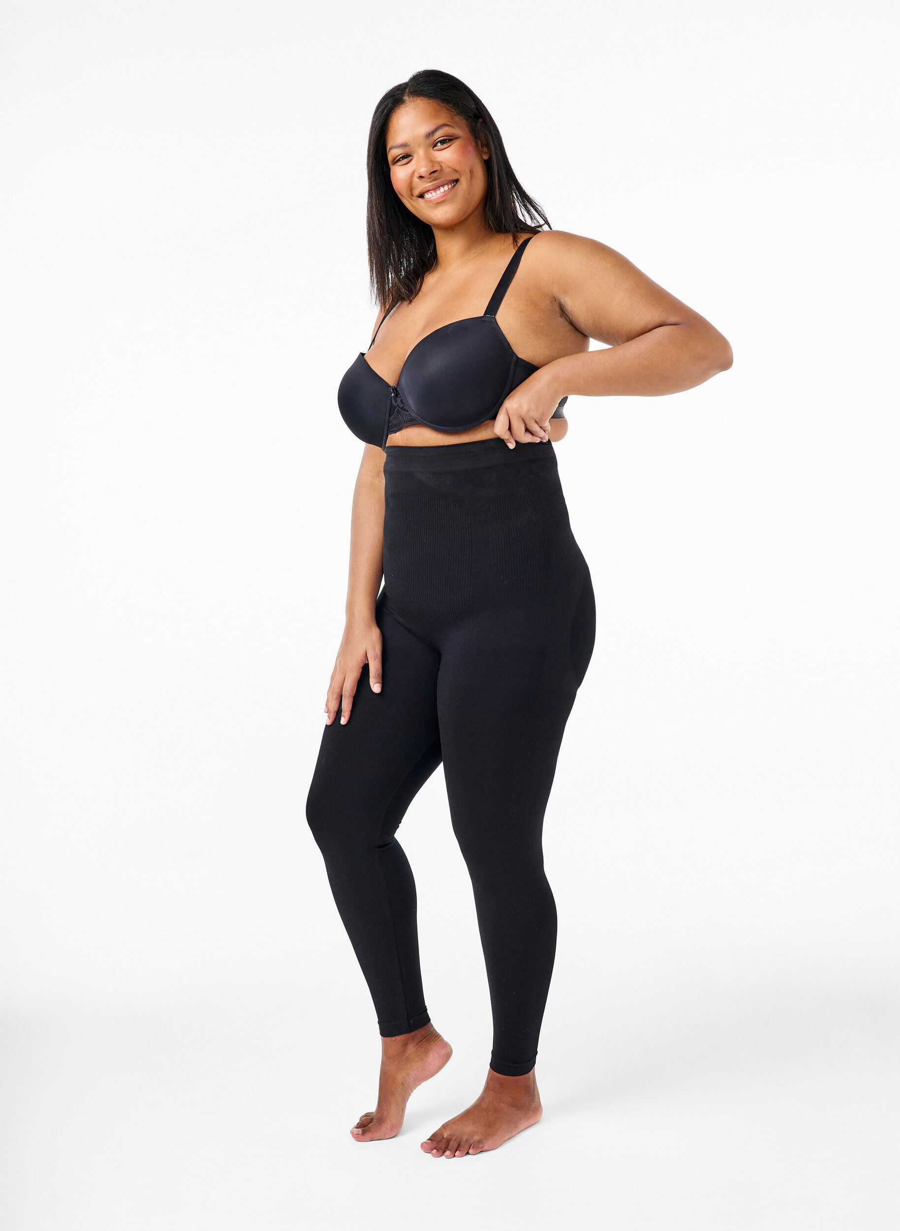 Shapewear leggings med høj talje