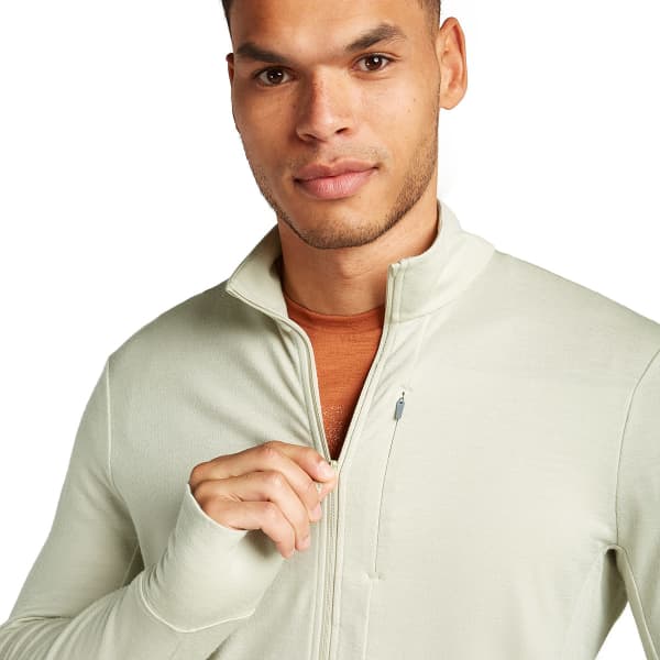 Veste polaire randonnée ICEBREAKER M MERINO 260 QUANTUM IV LS ZIP ASHEN