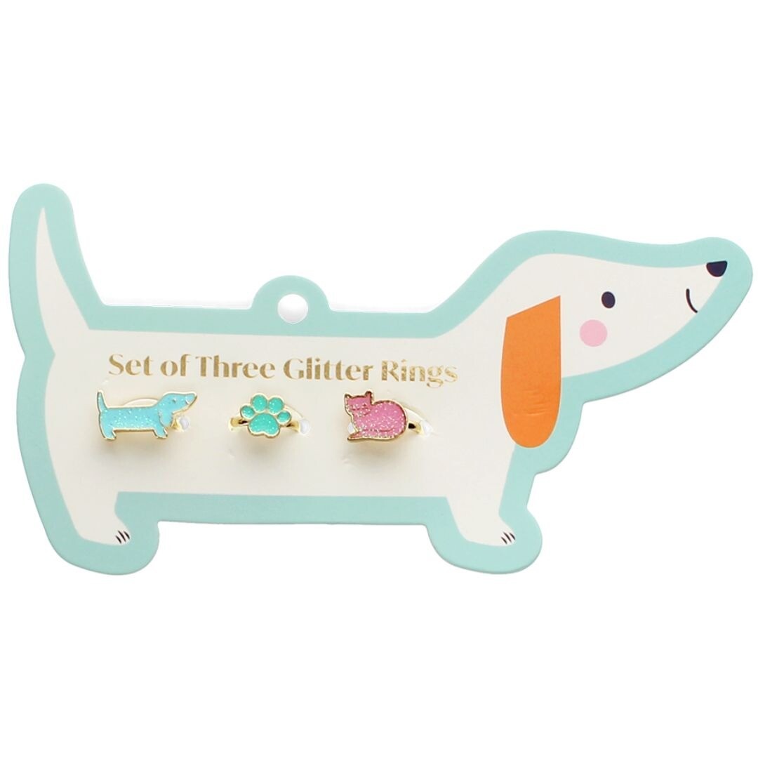 Rex london ringen glitter dog & cat - 3st