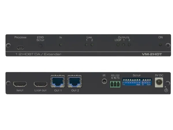 Kramer MegaTOOLS VM-2HDT - HDMI til HDBaseT-omformer/distributionsforstærker