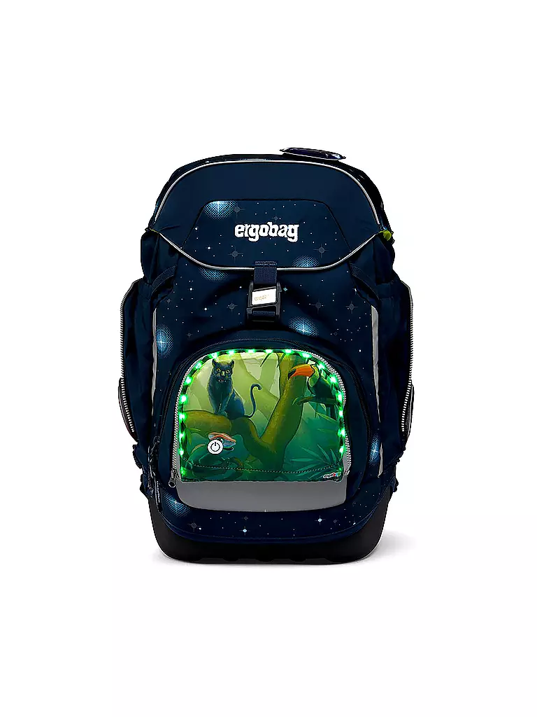 ERGOBAG Zip Set Zippies LED Jungle bunt