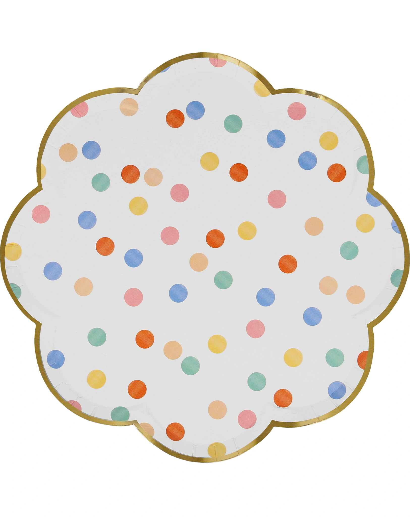Pappteller COLOURFUL PATTERN 8er-Set