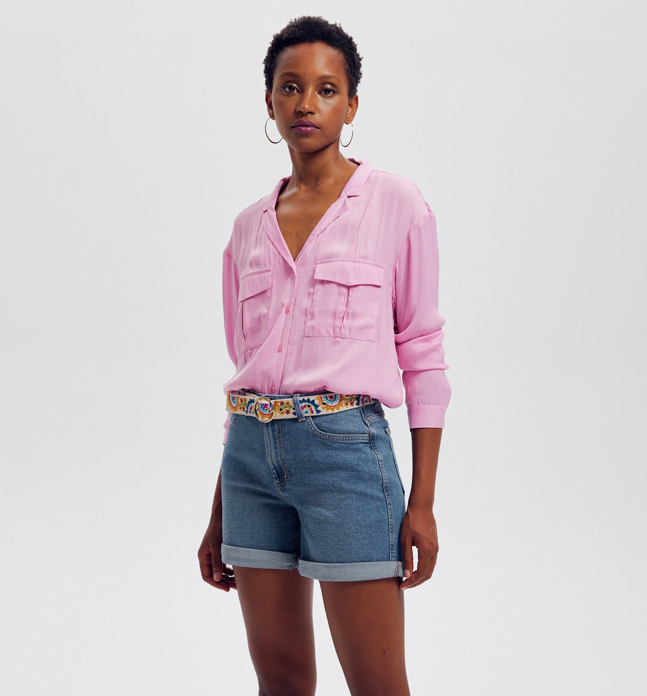 Short en jean Femme - Jean moyen