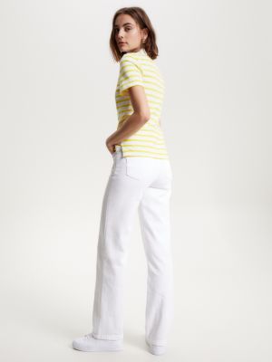 Polo listrada slim fit da coleção 1985
