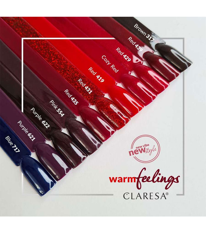 Claresa - Esmalte semipermanente Soak off - 431: Red