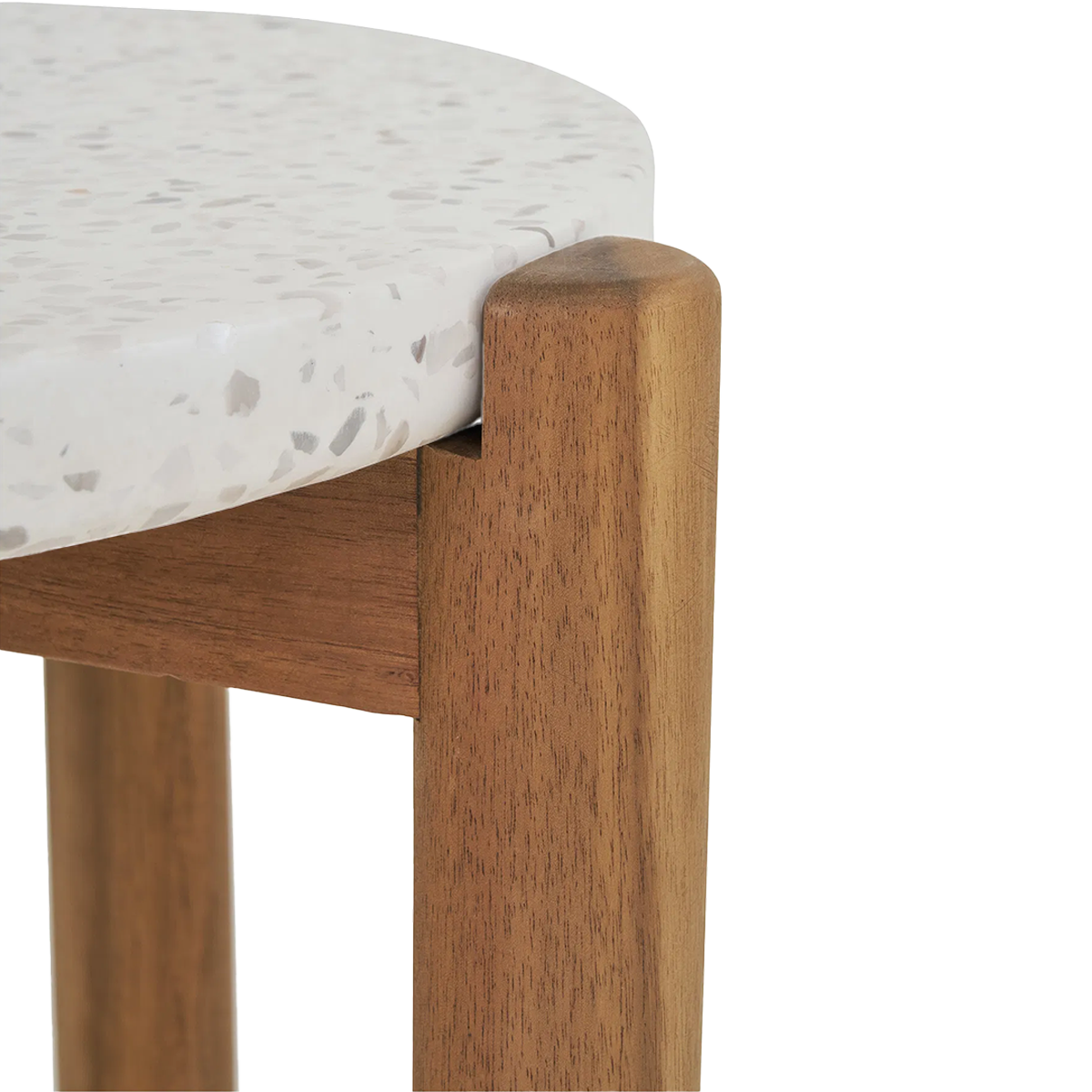 Houten tuin bijzettafel Teresa Naturel