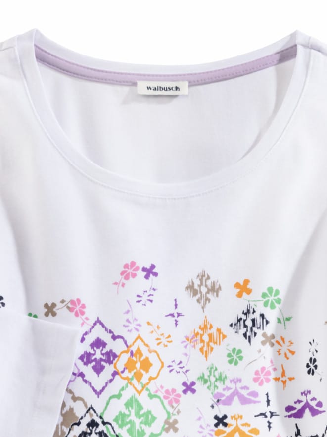 Frontprint-Shirt Ikat