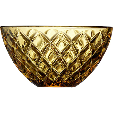 Lyngby Glas Sorrento skål 12cm - gul