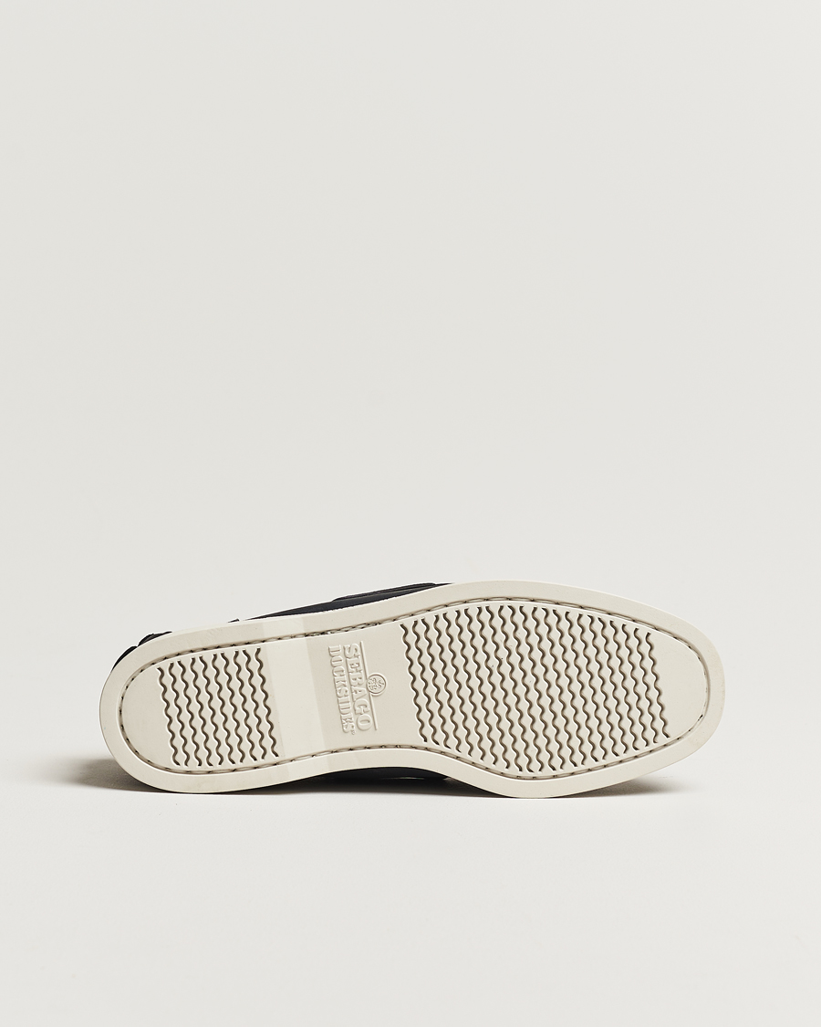Sebago Dockside Nubuck Boat Shoe Blue Navy
