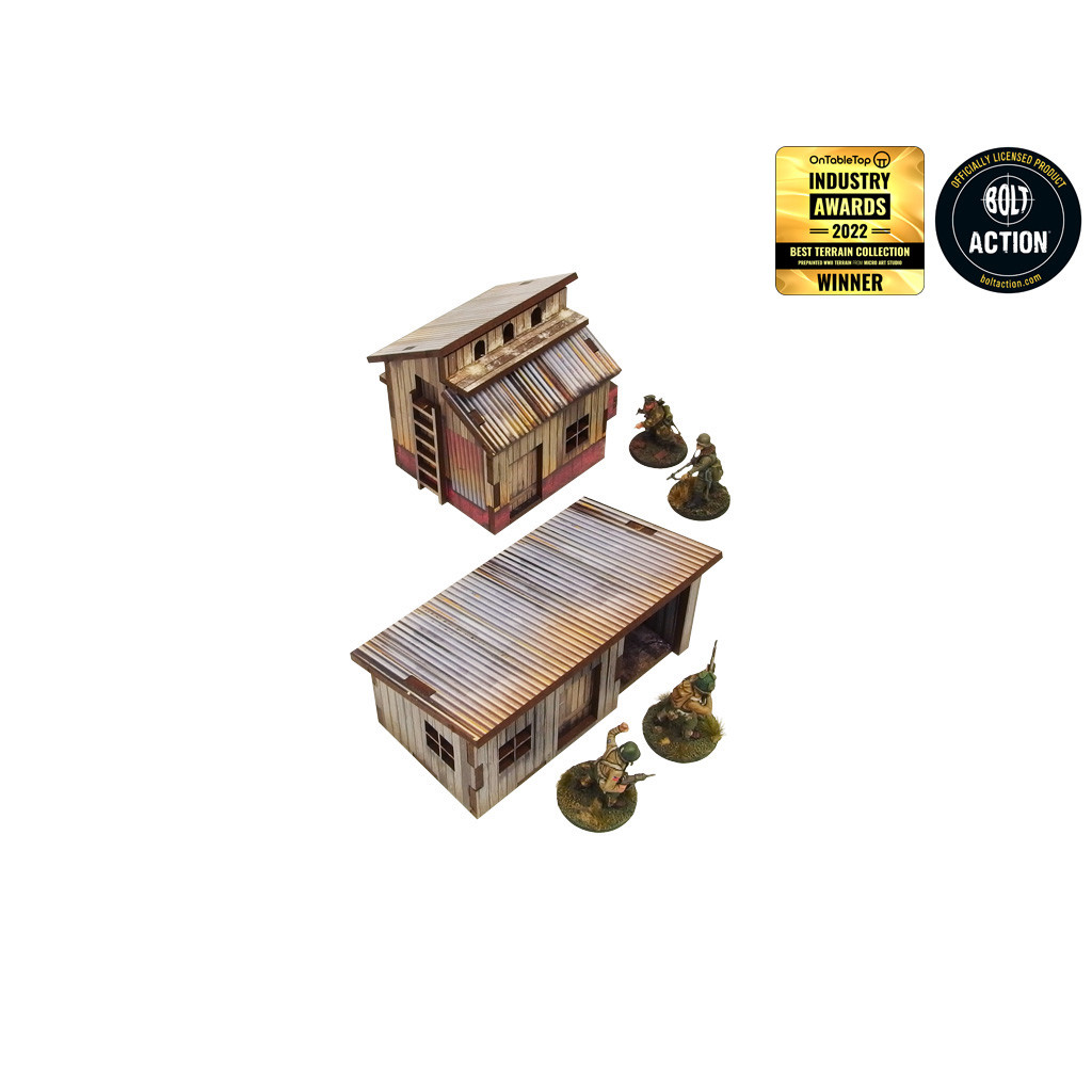 WW2 - Normandy Small Sheds w. Dovecote
