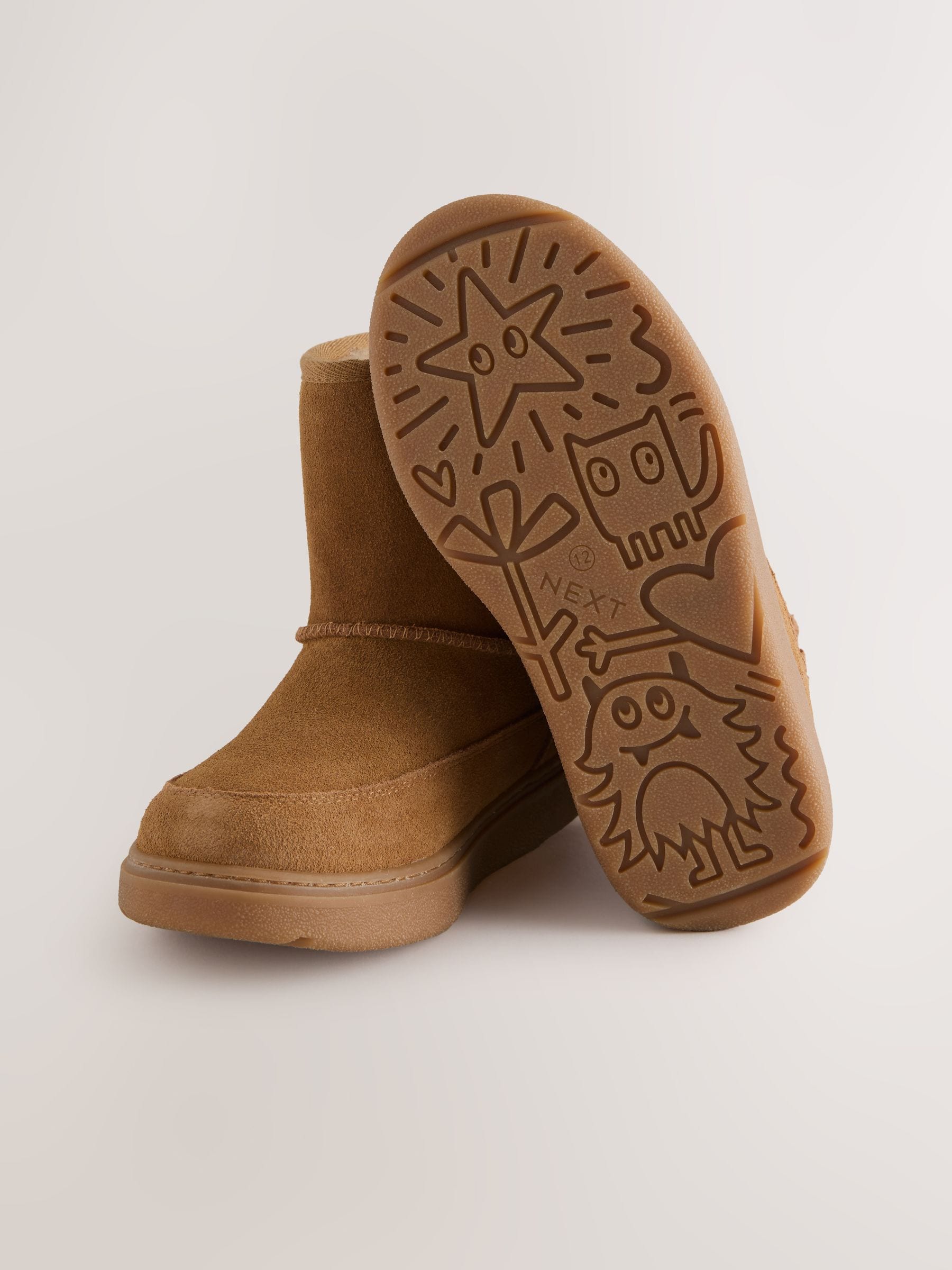 Lichtbruin - Water Repellent Suede Boots