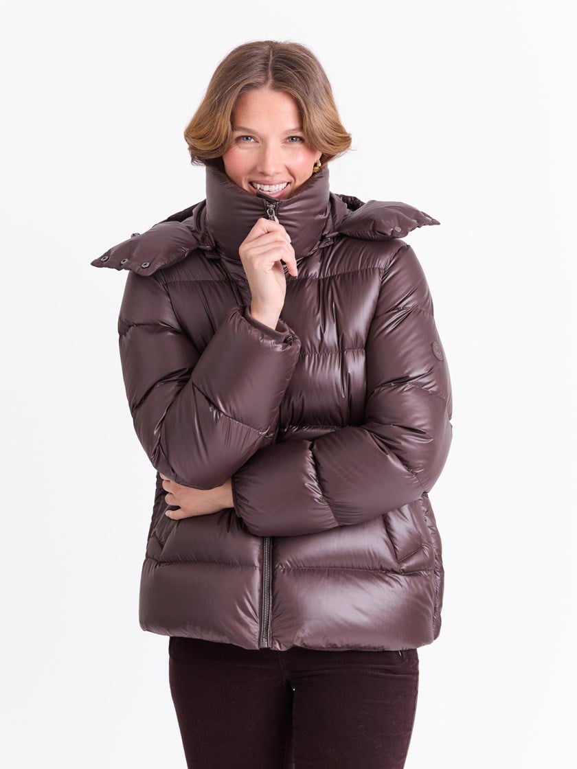 Marna dunjakke Chocolate Brown
