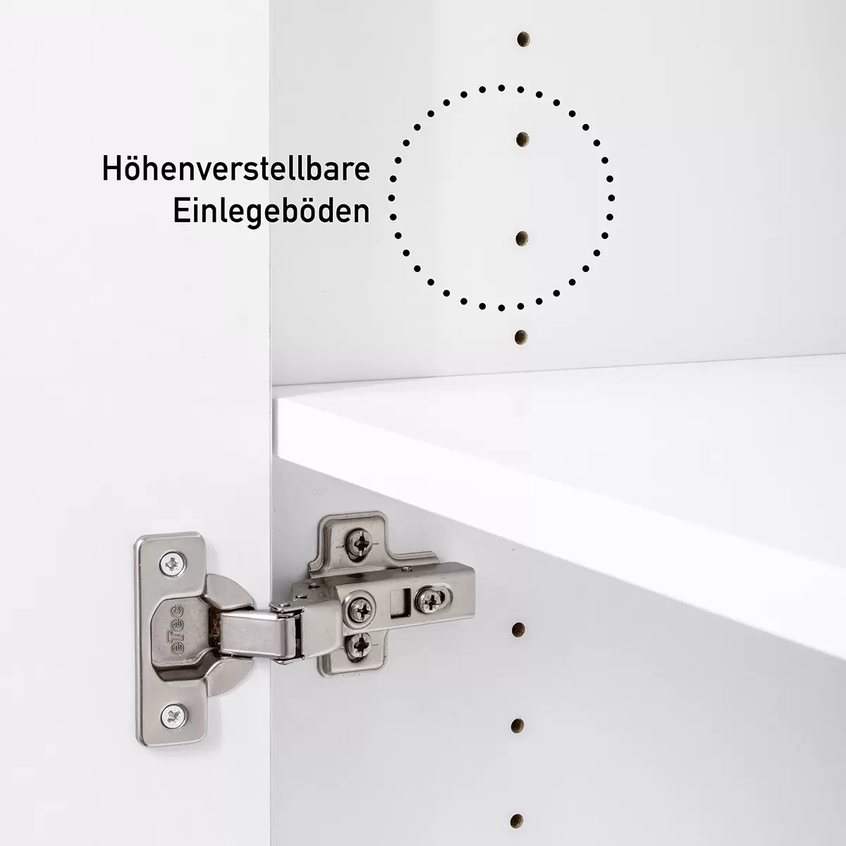 Haushaltsschrank Galleria Bianco weiss