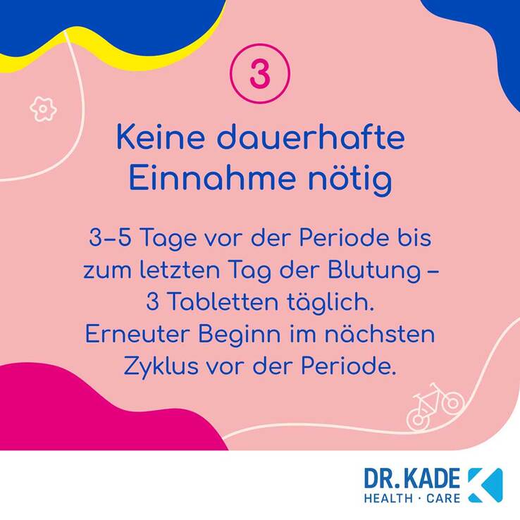 KadeZyklus bei starken Blutungen während der Menstruation, 20 St
