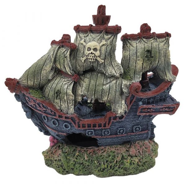 Trixie Caravela Pirata Decorativa para Aquário 15 cm