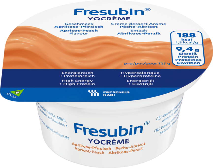 Fresubin YOCRÈME Aprikos-Fersken 4x125g