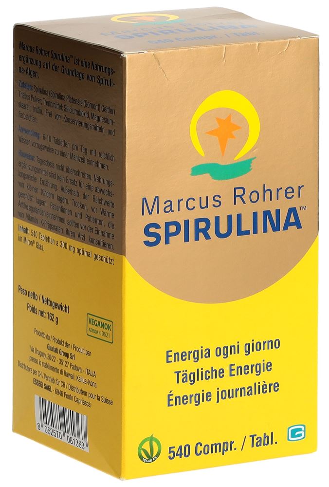 MARCUS ROHRER Spirulina Tabl neu Glasfl 540 Stk