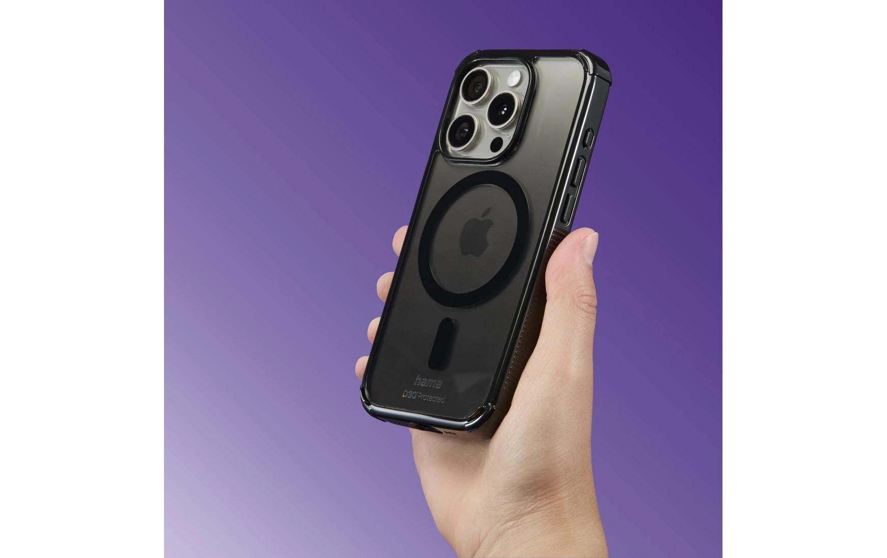 Back Cover Extreme Protect iPhone 16 SchwarzBack-Cover für das Apple iPhone 16