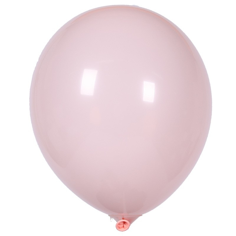 (50er Set) Ø25cm Party Ballons Pastell Latex Luftballons - Rosa
