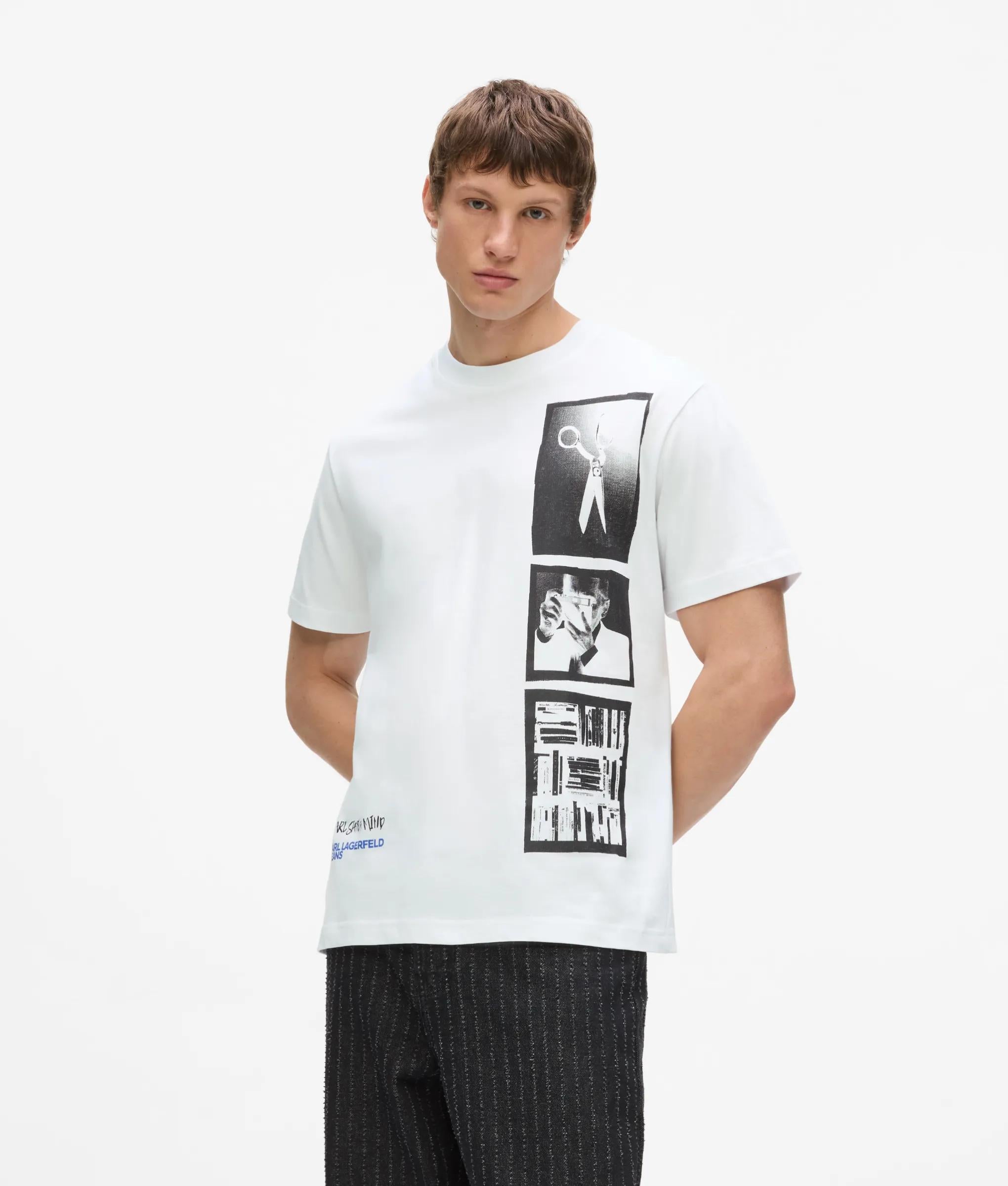 T-shirt met Polaroid-print