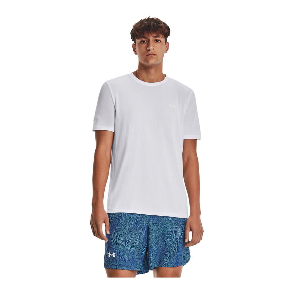 Under Armour UA SEAMLESS STRIDE - Maillot Homme white/reflective