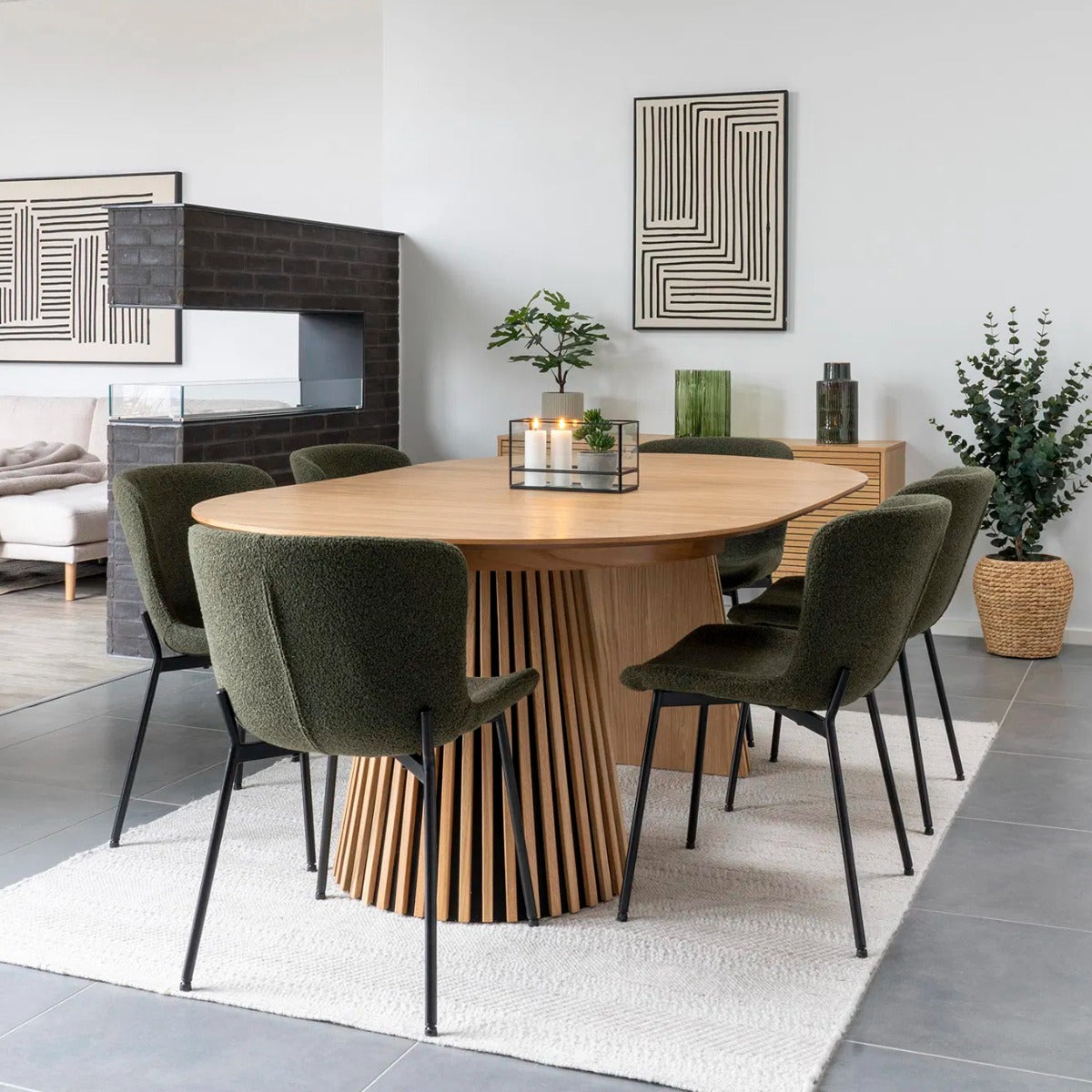 House Nordic - Eettafel Naturel - Uitschuifbaar - 120-200cm - Osaka