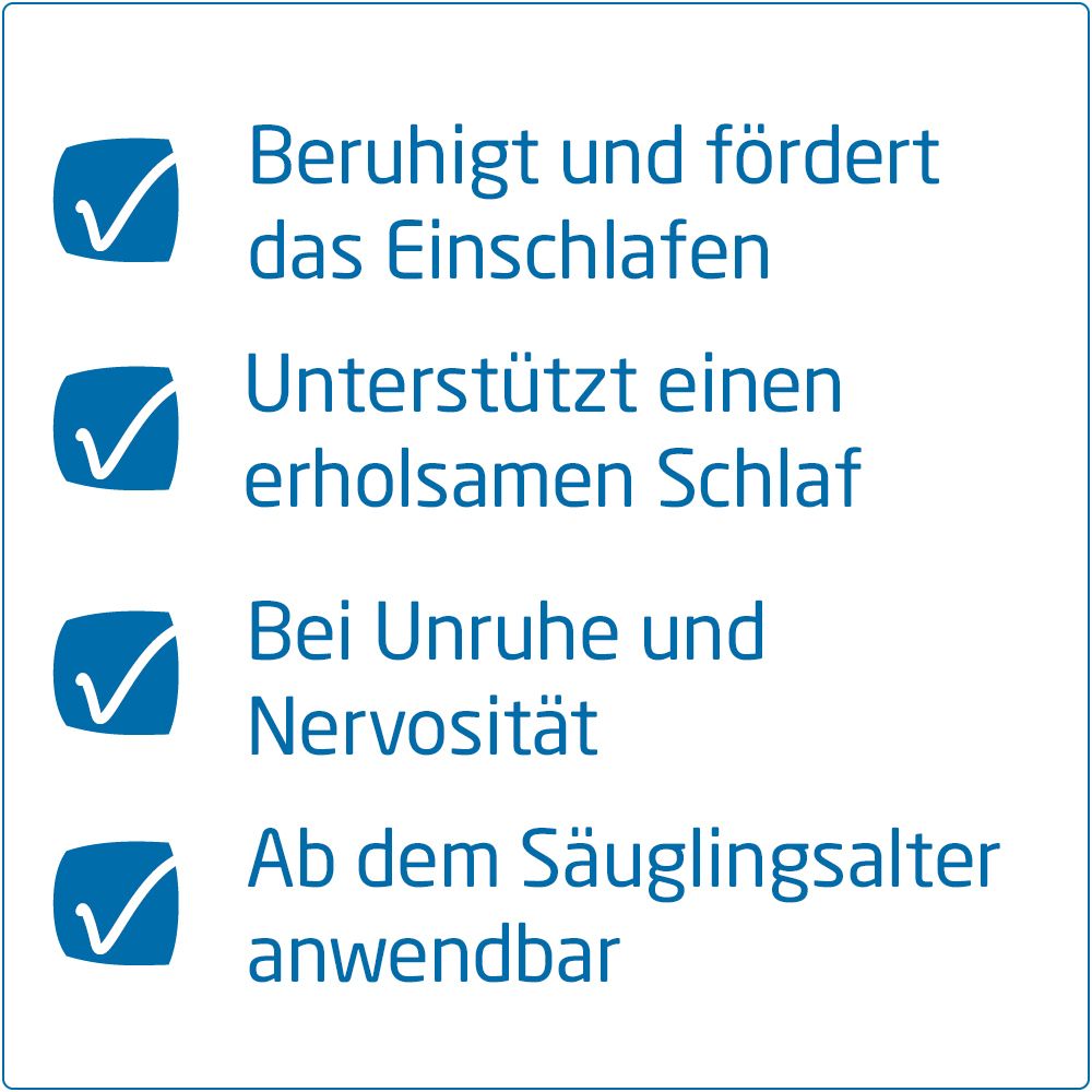 Calmedoron® Globuli beruhigen und fördern das Einschlafen