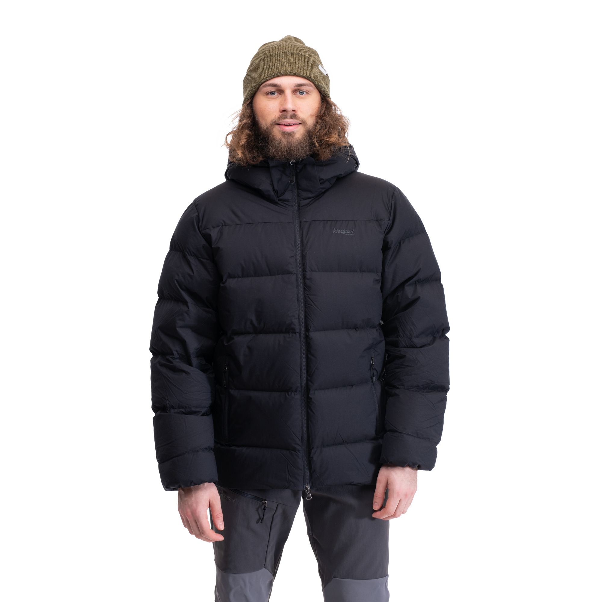 Lava Warm Down Jacket w/Hood Herre Black