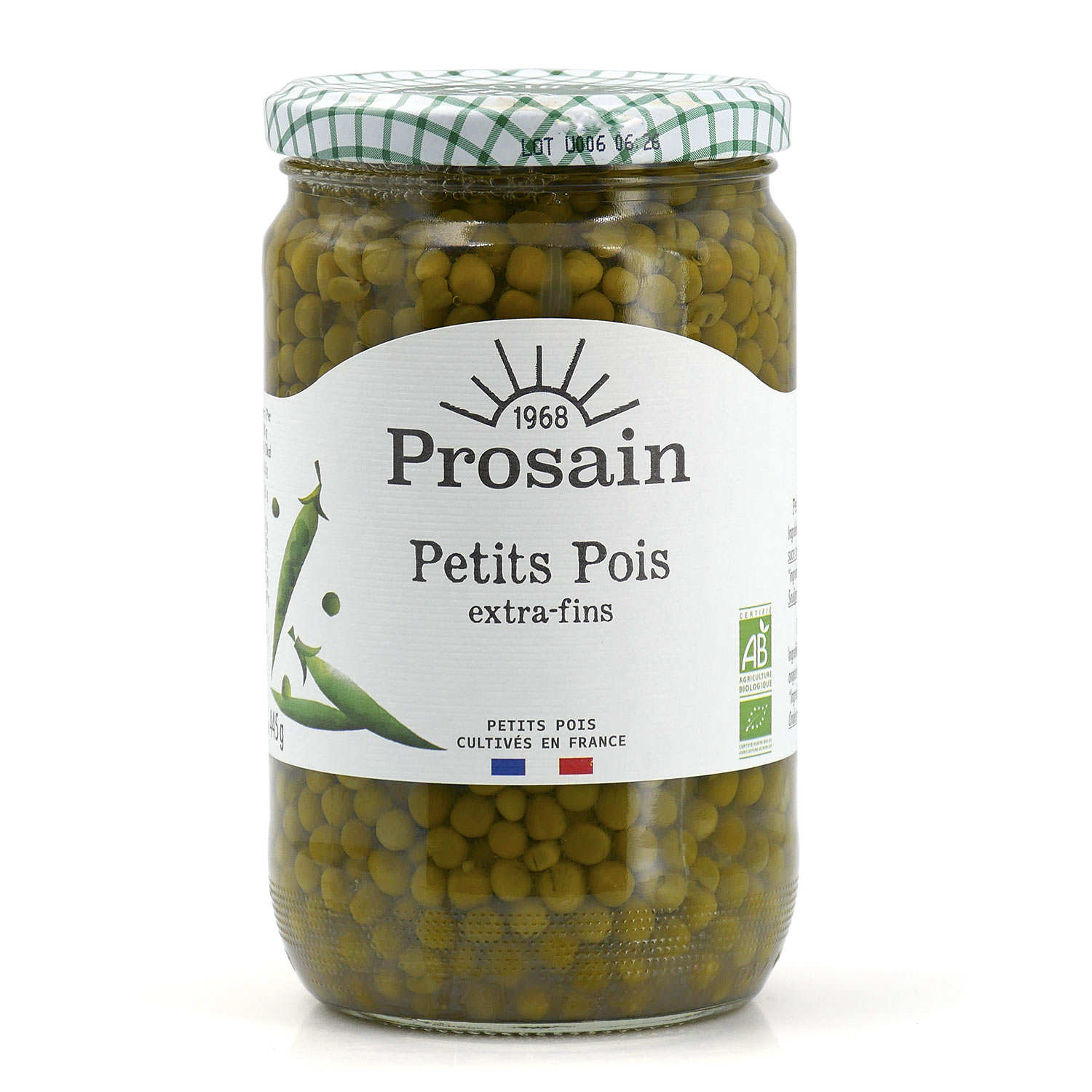Petits pois extra-fins préparés bio