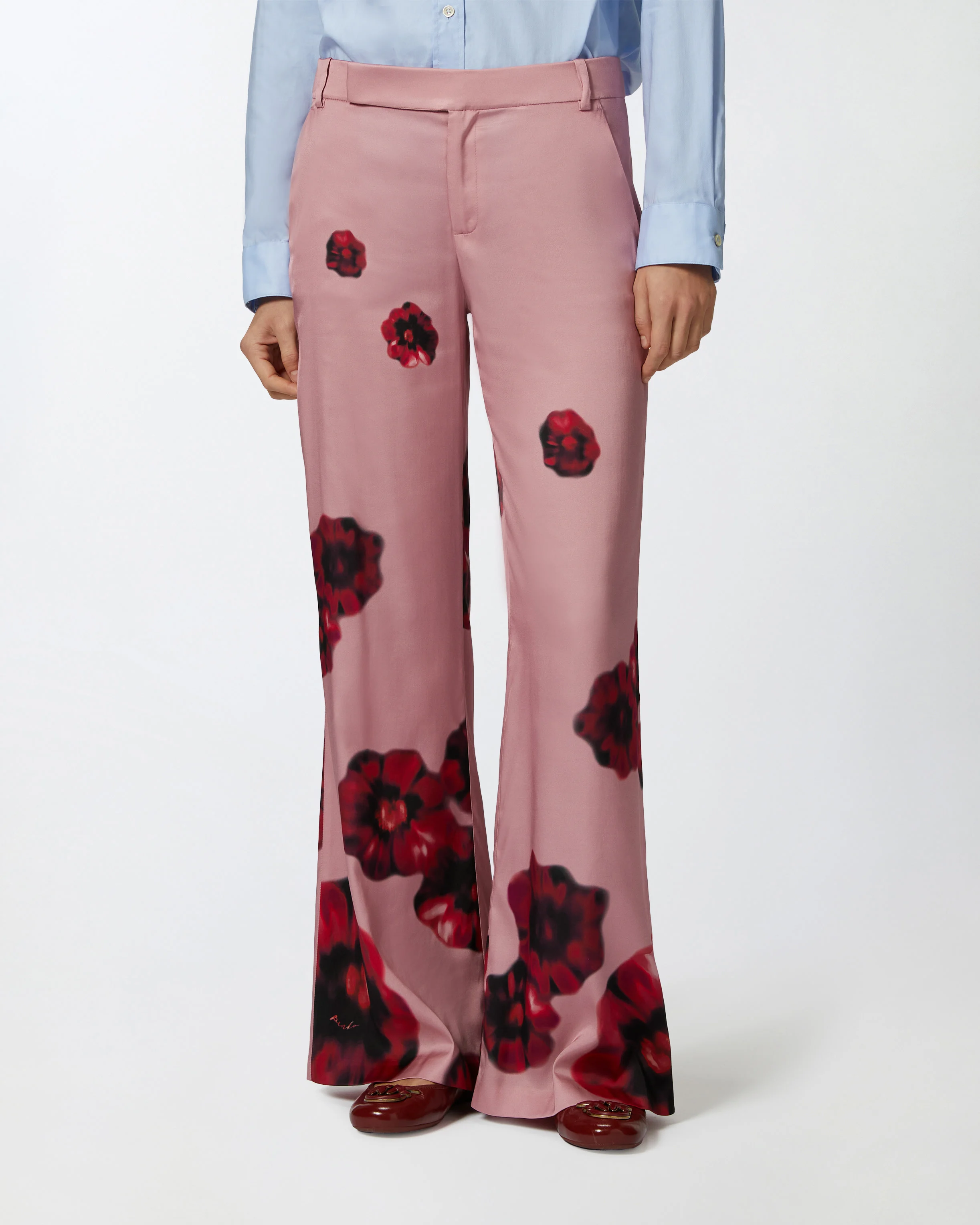 Pantalon à imprimé floral | Multicolore