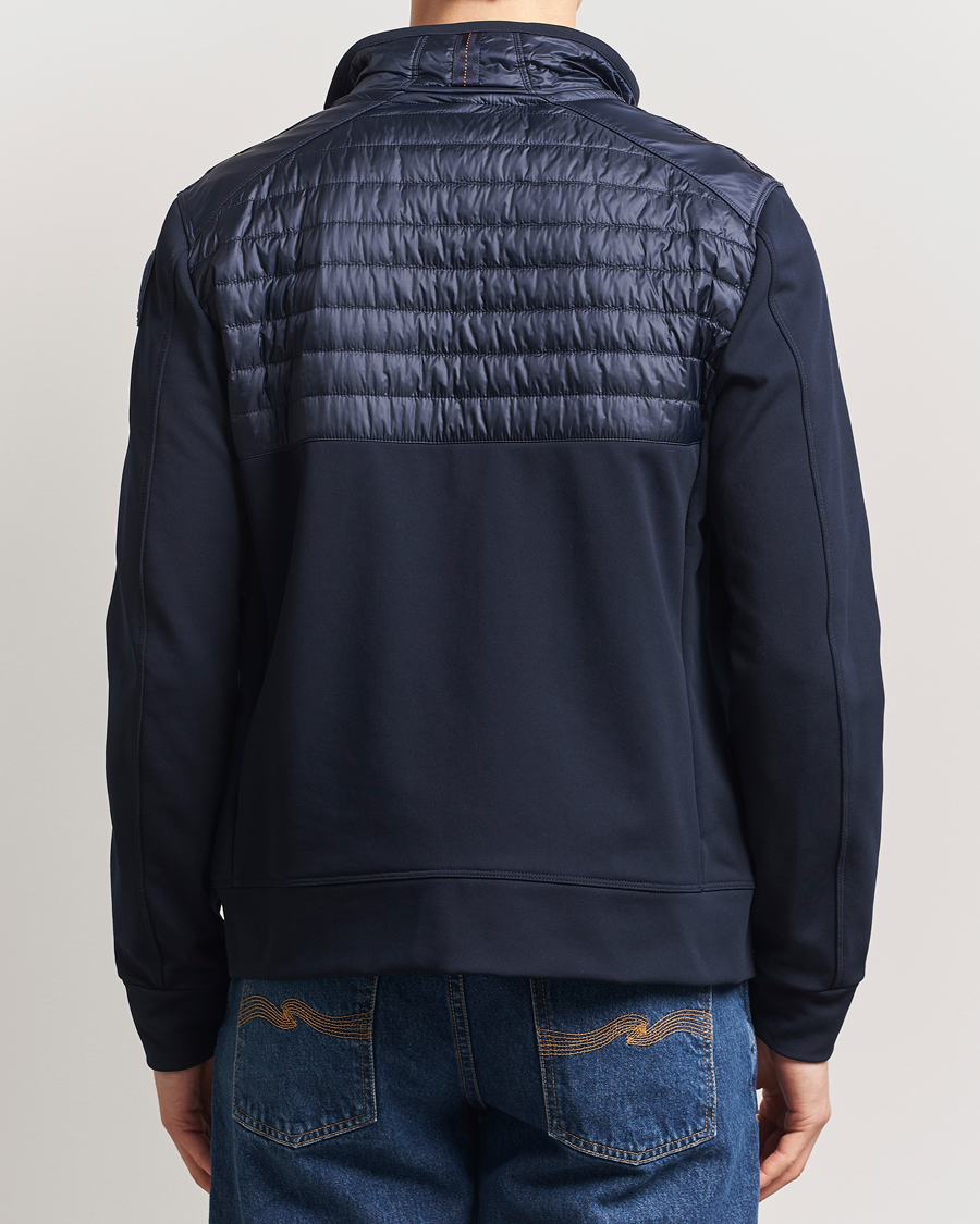 Parajumpers London Hybrid Fleece Jacket Blue Navy
